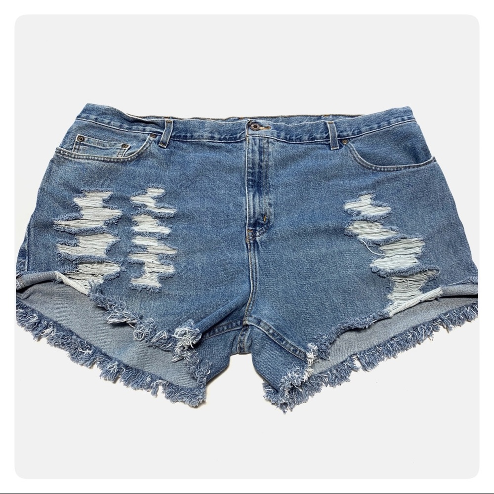 FADED GLORY Waist 47-48 Denim Cutoff Shorts 322RE